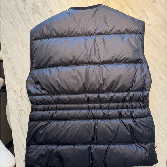 Moncler Navy Puffer Vest - Picture 5 of 7